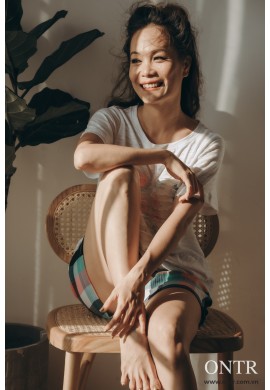 Quần ngắn caro